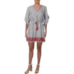 Ralph Lauren Linen Embroidered Casual Shift Dress